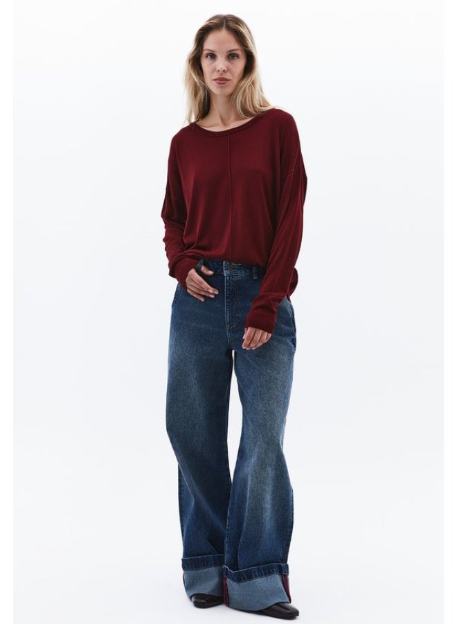 OXXO Boat Neck Knitwear Sweater - Image 1